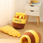 Panier douillet en forme de pot de miel pour chat et chien