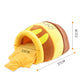 Panier douillet en forme de pot de miel pour chat et chien
