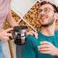 💖🔥 En vente limitée -50 % 🎅☕ Mug en verre 16 oz – Style cafetière
