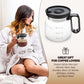 💖🔥 En vente limitée -50 % 🎅☕ Mug en verre 16 oz – Style cafetière