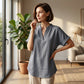 👕 50% DE RÉDUCTION! 🌸 Top Ample Uni à Manches Courtes – Tissu Léger, Coupe Décontractée & Polyvalent ✨