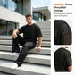 Ensemble 2 pièces pour homme : t-shirt et pantalon à jambes larges