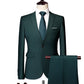 Ensemble de costume d'affaires coupe moderne 2 pièces pour homme