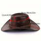 🤠 -50 % ☀️ Chapeau cowboy avec protection solaire – large bord, léger, style rivets – idéal pour camping, pêche & randonnée 🏕️