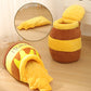 Panier douillet en forme de pot de miel pour chat et chien