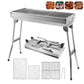 🔥 50% DE RÉDUCTION LIMITÉE ! Barbecue Charbon Pliable Acier Inox – Compact, Portable & Parfait pour Camping ou Jardin ✨