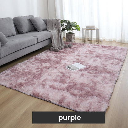 📢📢50% de réduction⏰Tapis de sol en pelouche à dégradé de couleurs🛋️