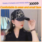 Casquette de baseball en mesh avec motif diamant et papillon