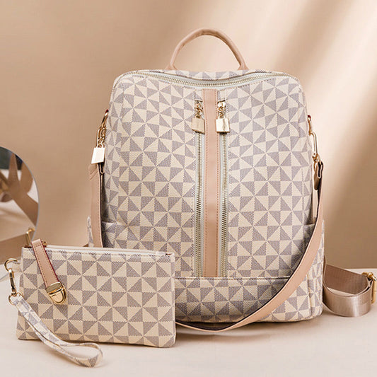 💜50 % DE RÉDUCTION 💜Combinaison élégante de sac à dos et de sac à main de grande capacité【Livraison gratuite】
