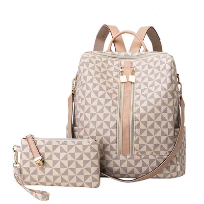 💜50 % DE RÉDUCTION 💜Combinaison élégante de sac à dos et de sac à main de grande capacité【Livraison gratuite】
