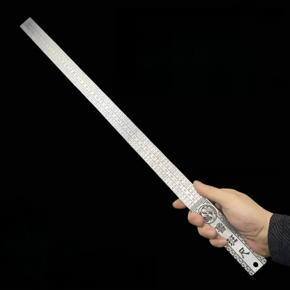 🏆Offre éclair🔥Règle de mesure haute performance en acier trempé et acier inoxydable, multifonctionnelle, montée sur véhicule, règle de mesure épaissie📏