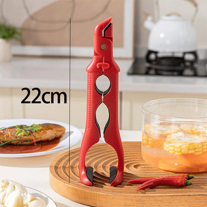 Pince anti-brûlure 3 en 1, Acheté 1 Offert 1, Pince à assiette antidérapante isolante pour cuisine