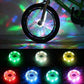 📢📢50 % de réduction !!! ✨ Éclairage LED pour moyeu de roue de vélo pour la conduite de nuit
