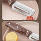 🍎 PROMO LIMITÉE : 1 ACHETÉ, 1 OFFERT ! 🔪 Éplucheur Multifonctions – Lame Ultra-Aiguisée, Poignée Bois & Ouvre-Bouteille ✨