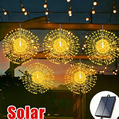 🎆60 % DE RÉDUCTION ! 💡 Guirlande lumineuse LED en fil de cuivre effet feux d'artifice – Fil de cuivre flexible, lumière chaude et éclairage décoratif pour vos fêtes ✨