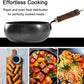 🍳🔥 Uncoated Thick Iron Wok with Lid – Healthy Pure Iron, Family-Sized & Works on All Stovetops 🍳🔥