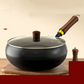 🍳🔥 Uncoated Thick Iron Wok with Lid – Healthy Pure Iron, Family-Sized & Works on All Stovetops 🍳🔥