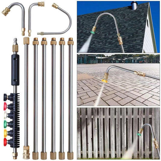 🚿🧺50% de réduction🧺🚿 Ensemble de Rallonge de Lance pour Nettoyeur à Haute Pression 4000PSI