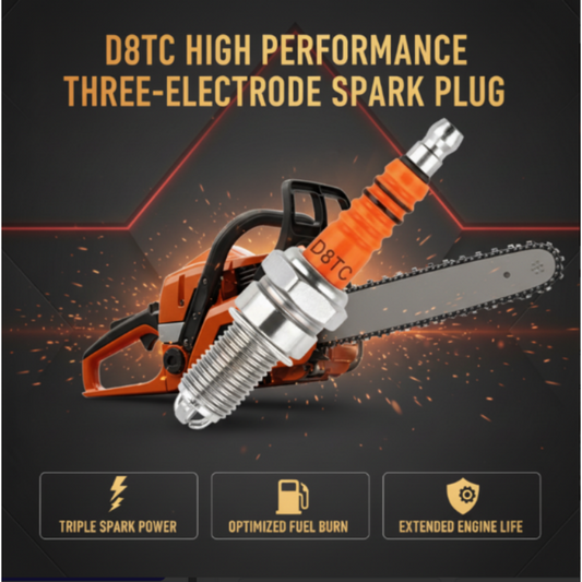 🔧 50 % DE RÉDUCTION ! ⚡ Bougie d'allumage D8TC à 3 électrodes – Plus de puissance, moins de consommation et longue durée de vie pour des performances moteur optimales 🔥
