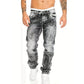 👖 50% DE RÉDUCTION! 🔥 Jean en Denim Extensible Créatif pour Hommes – Style Minimaliste, Coupe Moderne & Parfait pour l'Été 💙