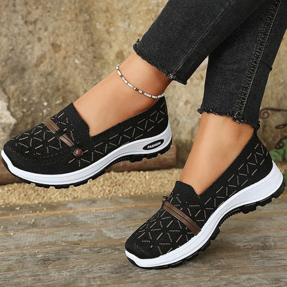 👟 Chaussures plates en mesh respirant pour femme – légères, confortables et parfaites pour un usage quotidien ✨💖