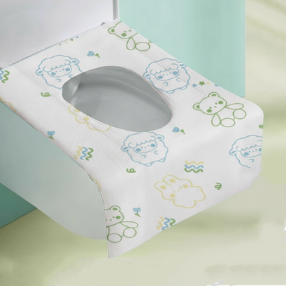 📢📢50 % de réduction !! ⏰Lot de housses de siège de toilettes jetables imperméables