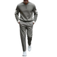 👕 50% DE RÉDUCTION! 🔥 Ensemble 2 Pièces pour Homme – Haut Demi-Zip & Pantalon, Look Sportif & Confortable pour le Quotidien 👖
