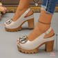 👡 50 % DE RÉDUCTION ! ✨ Sandales élégantes à bout ouvert et talons à boucle – Chic, confortables et parfaites pour toutes les occasions 🌸