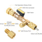 💐50% DE RÉDUCTION ! Outil de Retrait de Noyau de Valve AC – Double Ports SAE 1/4" & 5/16" 🔧🧩【Stock Limité】