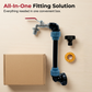 🛠️💧 Kit complet pour cuve IBC – prêt à l'emploi 💧🔩 incluant vannes, adaptateurs et joints. Pour eau de pluie, stockage et transport. Fabriqué dans l'UE – durable et étanche.