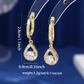 💎 50% DE RÉDUCTION! ✨ Boucles d'Oreilles Créoles Goutte – Zircon Éclatant, Sertissage Pavé, Fini Or ou Argent Pour Une Élégance Intemporelle 🎀