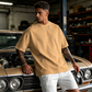 👕 50% DE RÉDUCTION ! T-Shirt Homme Coupe Oversize🆒 – Mélange Coton Premium, Imprimé Urbain & Style Décontracté ✨