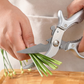 Ciseaux de cuisine multifonctions 🍗 Une lame, plusieurs usages : écailleur à poisson, casse-noix et ouvre-bouteille. Lames dentelées pour une prise en main antidérapante. Verrouillage de sécurité pour éviter les coupures. ✂️