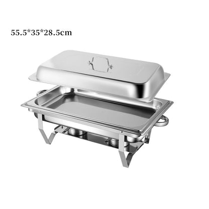 🍽️ 50% de Réduction ✨ Service de Chafing Dish en Acier Inoxydable pour Buffet – Durable, Maintien au Chaud & Élégant pour Buffet 🎉
