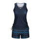 🏊‍♀️ Ensemble tankini deux pièces imprimé pour femme