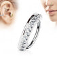📢📢50 % de réduction !! ⏰Bague de nez en cuivre sans soudure avec pierres – également adaptée comme boucle d'oreille – élégante & confortable