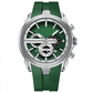 Montre étanche avec bracelet en silicone lumineux de style sportif