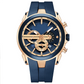 Montre étanche avec bracelet en silicone lumineux de style sportif