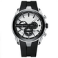 Montre étanche avec bracelet en silicone lumineux de style sportif