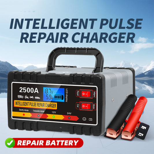 Chargeur de batterie de voiture intelligent avec réparation par impulsions