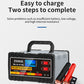 Chargeur de batterie de voiture intelligent avec réparation par impulsions
