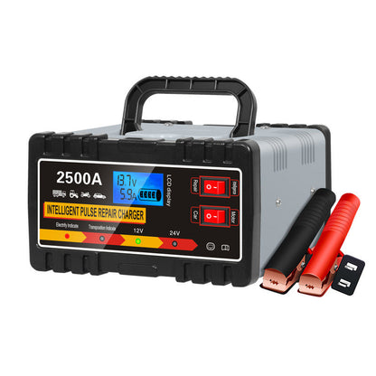Chargeur de batterie de voiture intelligent avec réparation par impulsions
