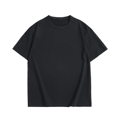 T-shirt homme surdimensionné à manches tombantes et poids lourd