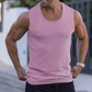 Débardeur homme en tricot côtelé, coupe ajustée