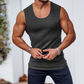 Débardeur homme en tricot côtelé, coupe ajustée