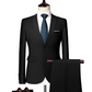 Ensemble de costume d'affaires coupe moderne 2 pièces pour homme