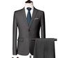 Ensemble de costume d'affaires coupe moderne 2 pièces pour homme