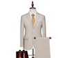 Ensemble de costume d'affaires coupe moderne 2 pièces pour homme