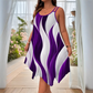 Robe midi femme mode sans manches à double bride