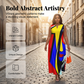 💥Robe maxi décontractée à imprimé artistique pour l'été — Livraison gratuite pour deux pièces